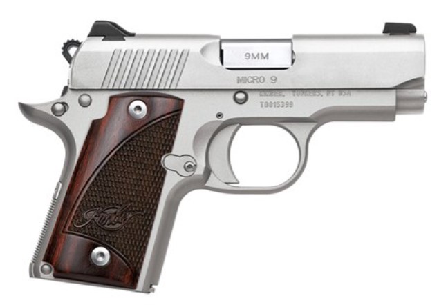 KIMBER MICRO 9 STAINLESS ROSEWOOD MICRO 9 9MM 3.15IN BARREL 7RD 3300158 - Taurus Savings